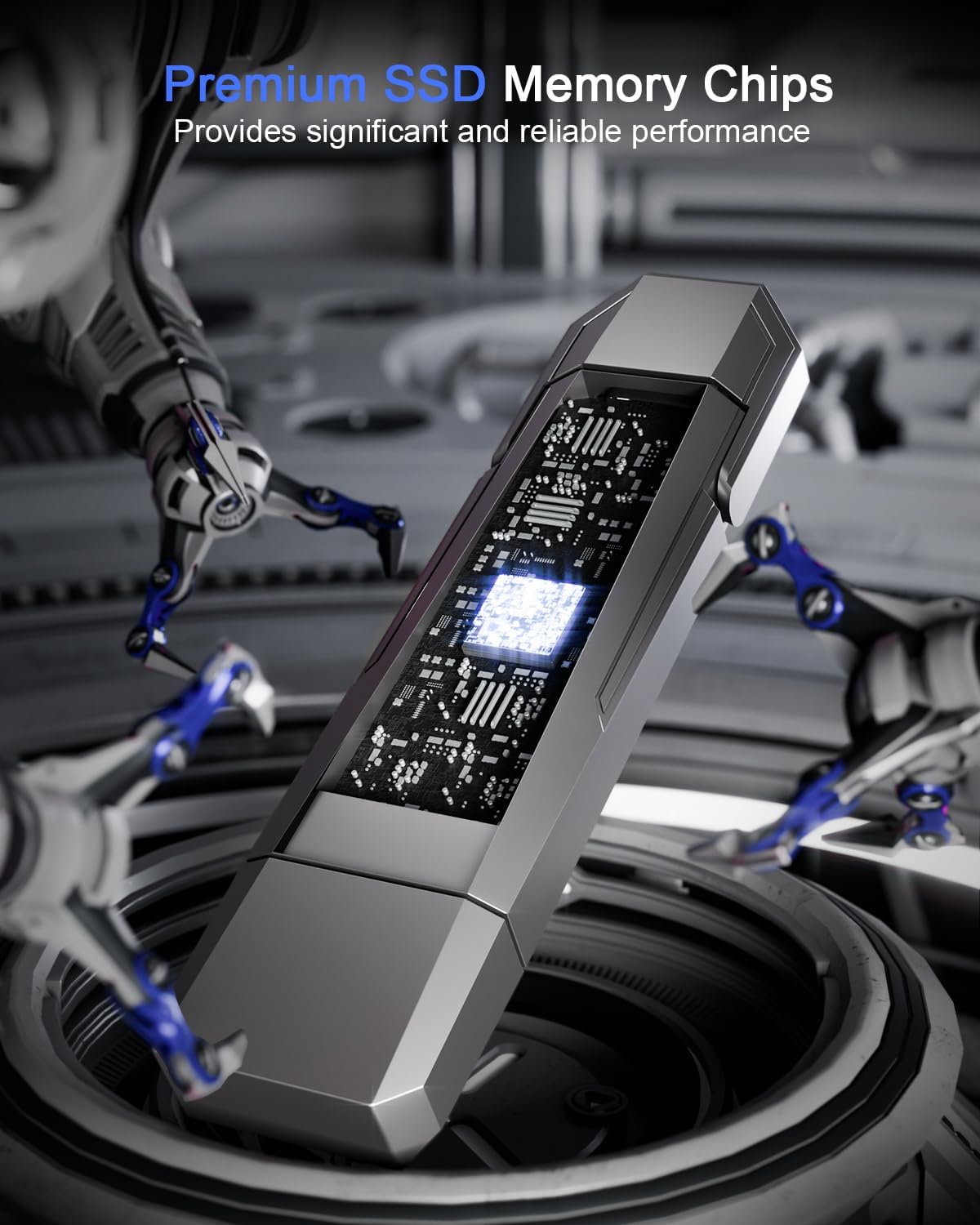 Vansuny 256GB/512GB/1TB USB Solid State Drive Up to 1000MB/s 3.2 Gen 2 Dual SSD USB A + Tape C for Android Phone Tablet Laptop MacBook PC - Vansuny