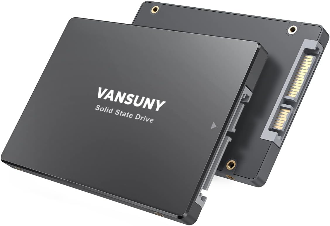 Vansuny 128GB/256GB/512GB/1TB/2TB SATA III SSD Internal Solid State Drive 2.5” 3D NAND Flash up to 500MB/s for PC Laptop - Vansuny