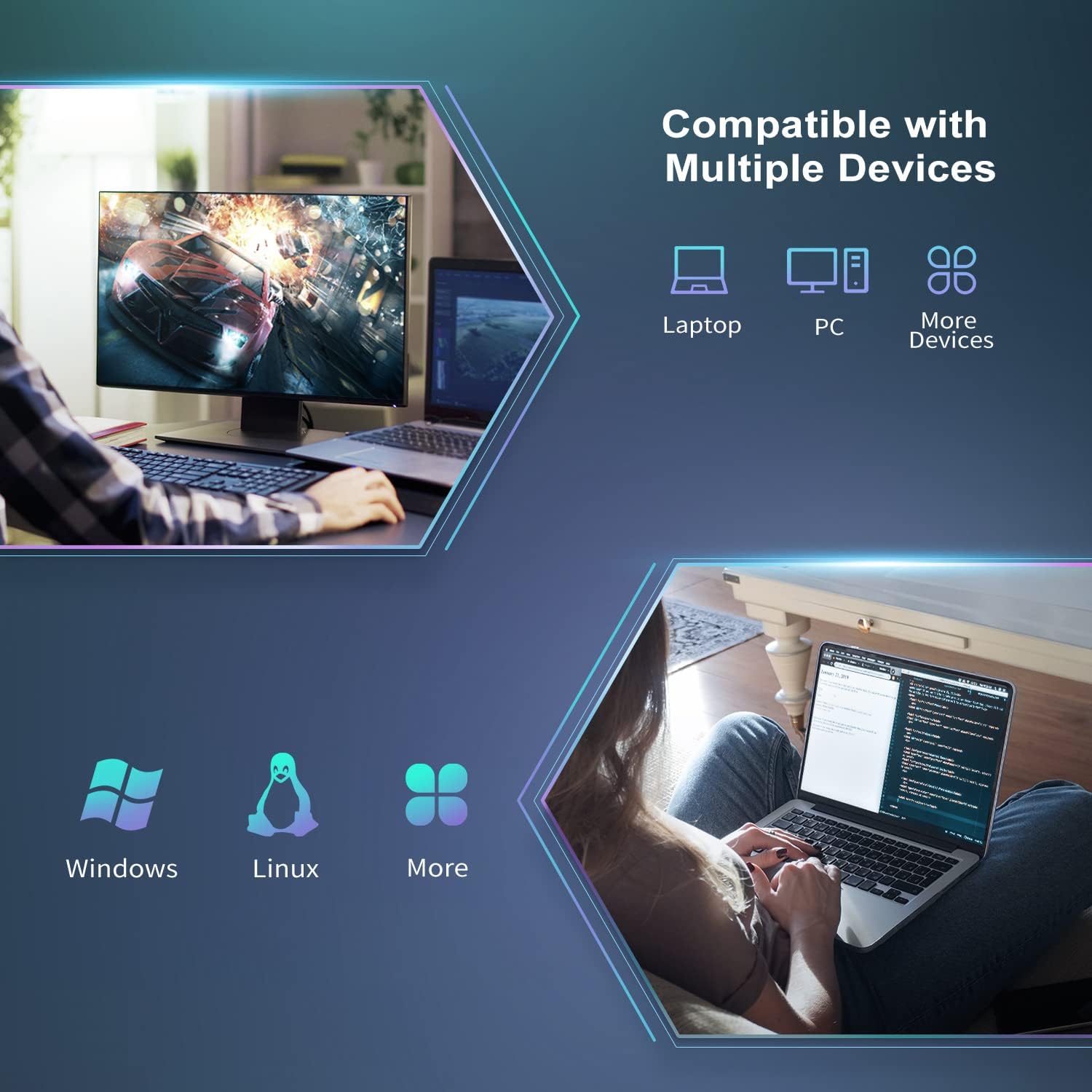 Vansuny 512GB/1TB NVMe M.2 Internal Solid State Drive PCIe 3.0 TLC M.2 SSD 3D NAND 2280 Speed up to 3400/2900MB/s - Vansuny