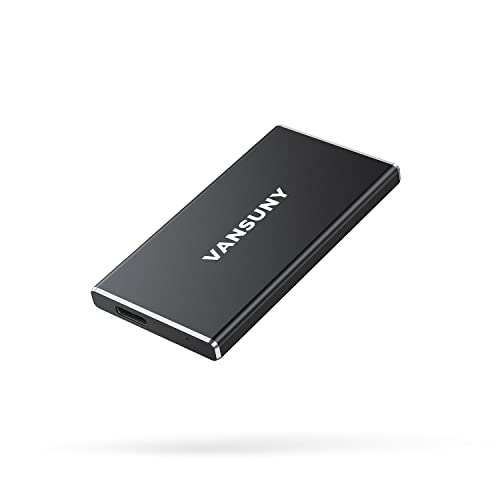 Vansuny Mini  Metal Portable External SSD, USB 3.1 540MB/s High-Speed Data Transfer, Type-C, 500G - Vansuny