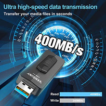 Load image into Gallery viewer, Vansuny Metal Solid State USB Drive Slide Design, USB 3.1, 400MB/s, 128G - Vansuny