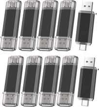 Load image into Gallery viewer, Vansuny 32GB-512GB Type C Flash Drive 2 in 1 OTG USB 3.0 + USB C Memory Stick with Keychain - Vansuny
