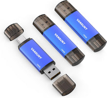 Load image into Gallery viewer, Vansuny USB Type-C Flash Drive 2-in-1 Dual USB A + Tape C OTG Flash Drive for Android Smartphone Tablet Computer Laptop - Vansuny
