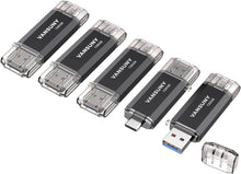 Load image into Gallery viewer, Vansuny 32GB-512GB Type C Flash Drive 2 in 1 OTG USB 3.0 + USB C Memory Stick with Keychain - Vansuny
