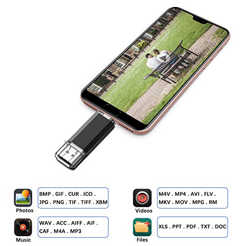 Vansuny Unidad flash USB tipo C de 32 GB 2 en 1 USB A + USB C OTG Flash  Drive para Android Smartphone Tablet Computadora Portátil (azul)