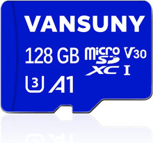 Load image into Gallery viewer, Vansuny Micro SD Card 128GB microSDXC Memory Card with SD Adapter - Vansuny

