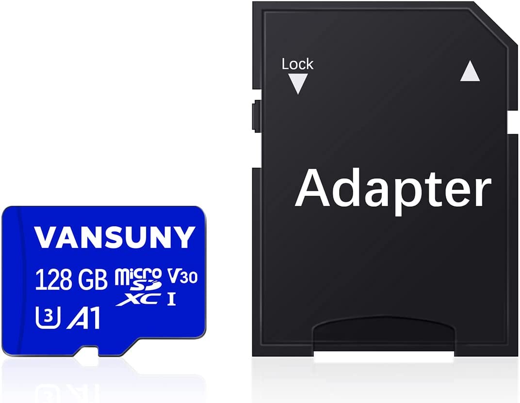 Vansuny Micro SD Card 128GB microSDXC Memory Card with SD Adapter - Vansuny